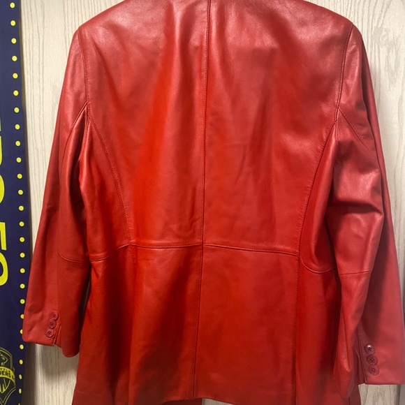 Valerie Stevens Size XL Red Women’s Leather Jacket - Picture 12 of 12